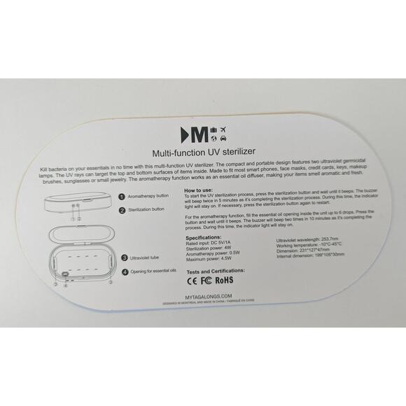 Cell Phone UV Sanitizer With Aromatherapy Function - Picture 4 of 8